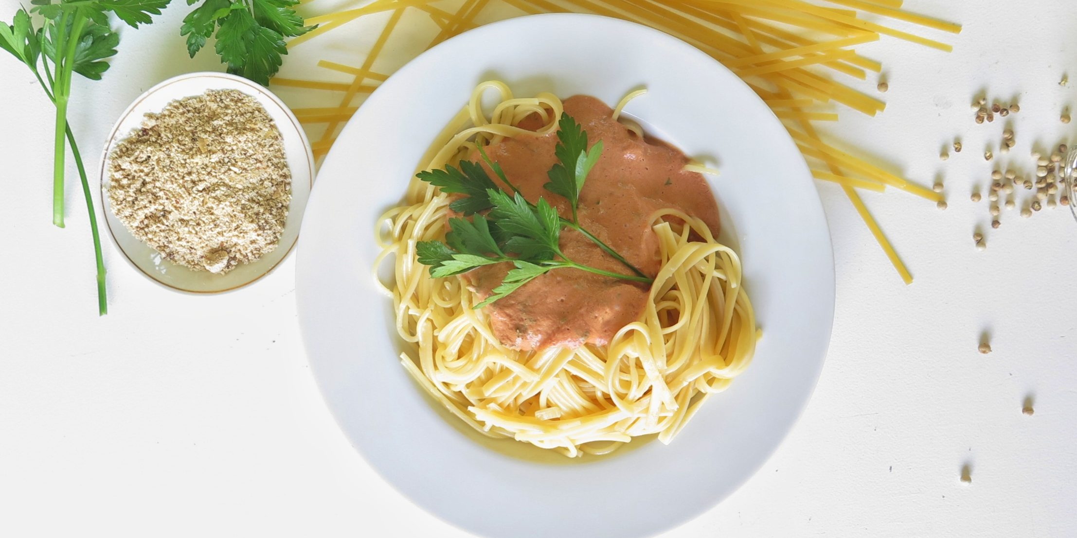 Spaghetti mit veganer Cinque Pi Rezept