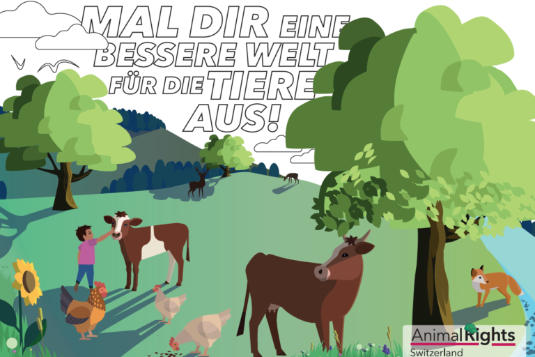 Tierrechte-Malbuch für Kinder