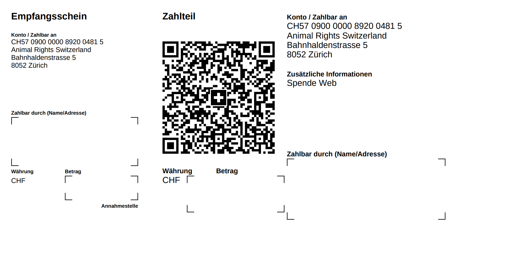 QR-Rechnung Website