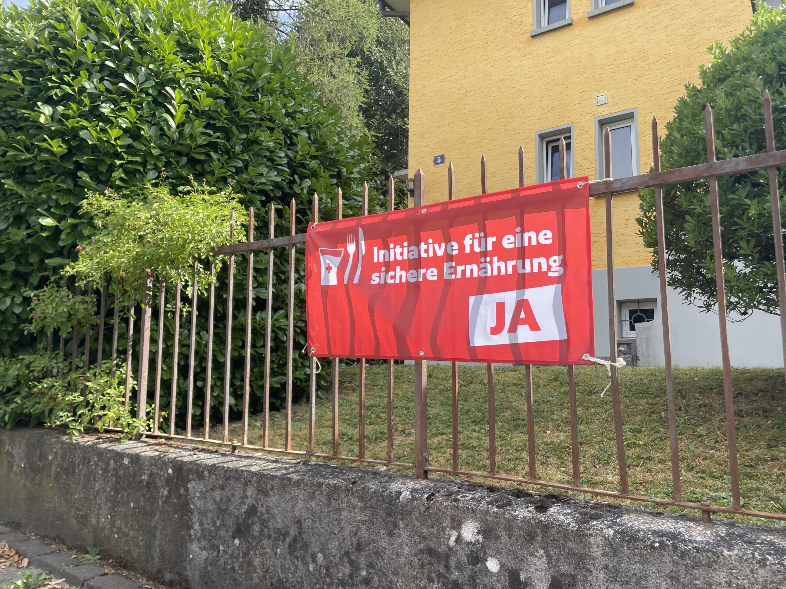 Fahne Ernährungsinitiative